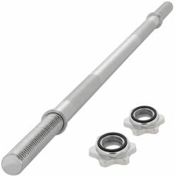 MAXXIVA® Súlyzórúd olimpiai csillagzár 140 cm króm (ZFF38312)