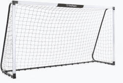 OneTeam One poartă de fotbal 300 x 160 cm oțel galvanizat alb/negru