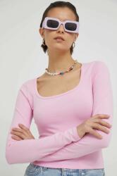 Hollister Co Hollister Co. tricou din bumbac femei, culoarea roz PPYX-BDD03Z_30X