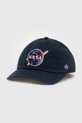 American Needle șapcă de baseball din bumbac Nasa culoarea albastru marin, cu imprimeu PPYX-CAU0NP_59X