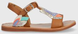 Pom D'api sandale din piele pentru copii culoarea maro PPYX-OBG18A_82X