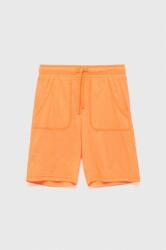 United Colors of Benetton pantaloni scurti culoarea portocaliu, talie reglabila PPYX-SZB04N_28X