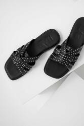 Answear Lab papuci x colecția limitată SISTERHOOD femei, culoarea negru BPYX-KLD03L_99X