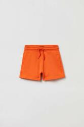 OVS pantaloni scurți din bumbac pentru copii culoarea portocaliu, neted PPYX-SZG01G_22X