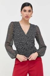 Morgan bluza femei, culoarea negru, modelator PPYX-BDD0GI_99X