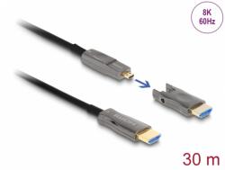 Delock Cablu activ optic HDMI 5 in 1 8K60Hz/4K144Hz T-T 30m, Delock 86010 (86010)