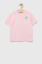 GAP tricou de bumbac pentru copii culoarea roz, cu imprimeu PPYX-TSB0M0_30X