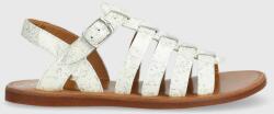 Pom D'api sandale din piele pentru copii culoarea alb PPYX-OBG1AS_00X