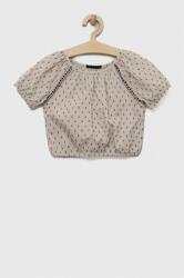 Sisley bluza de bumbac pentru copii culoarea bej PPYX-TSG0A1_08X