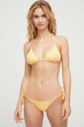 Pepe Jeans chiloti de baie culoarea galben PPYX-BID0H3_11X Costum de baie dama