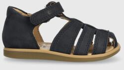 Shoo Pom sandale din piele intoarsa pentru copii culoarea albastru marin PPYX-OBG1CL_59X