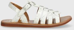 Pom D'api sandale din piele pentru copii culoarea alb PPYX-OBG1AR_00X