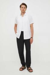 Pepe Jeans camasa de in culoarea alb, cu guler clasic, regular PPYX-KDM0A6_00X