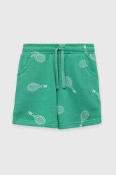 United Colors of Benetton pantaloni scurți din bumbac pentru copii culoarea verde, modelator, talie reglabila PPYX-SZK00S_77X