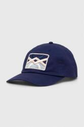 United Colors of Benetton șapcă de baseball din bumbac culoarea albastru marin, cu imprimeu PPYX-CAU05Y_59X