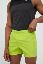 ASICS pantaloni scurți de alergare Core culoarea verde PPYX-SZM0E5_71X