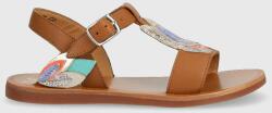 Pom D'api sandale din piele pentru copii culoarea maro PPYX-OBG18B_82X