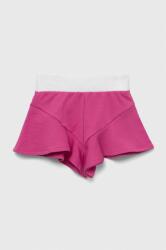 United Colors of Benetton pantaloni scurti copii culoarea roz, neted PPYX-SZG033_43X