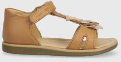 Shoo Pom sandale din piele pentru copii culoarea maro PPYX-OBG1CE_82X