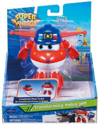 Super Wings átalakuló Rendőr Jett figura (730231 SW) (730231)