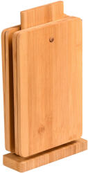 Kesper Tocatoare cu suport, bambus, 4 bucati, Kesper (50275-71k) Tocator