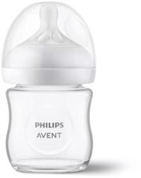 Biberon din sticla Natural Response, 1 luna +, 120 ml, Philips Avent