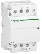 Schneider Installációs kontaktor sorolható 40A 400V AC 3-z 220-240V AC-műk 3mod Acti9 iCT Schneider - A9C20843 (A9C20843)