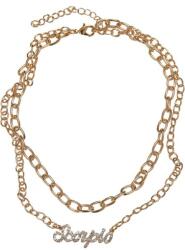 Urban Classics Diamond Zodiac Golden Necklace scorpio