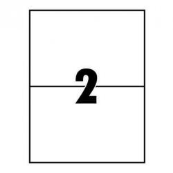  Etikett címke, 210x148mm, 100 lap, 2 címke/lap - tonerpiac