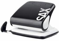 ICO Lyukasztó SAX 418 Design 2 lyukú fém 25 lap fekete (7310038005) - fotoland