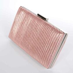  Alkalmi, színházi táska fém kerettel Elegance-7132 Pink