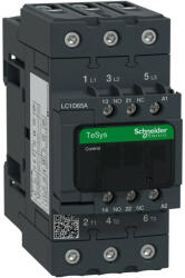Schneider LC1D65AB5, Tesys D mágneskapcsoló, 30kW/65A (400V, AC3), 24V AC 50 Hz vezerlés, 1Z+1Ny, csavaros csatlakozás (LC1D65AB5)