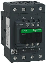  Schneider Electric, TeSys D Everlink, LC1DT80AP7, Mágneskapcsoló, 80A (400V, AC1), 4 pólus, 4 Záró főérintkező, 230V AC 50/60 Hz vezerlés, csavaros csatlakozás, TeSys D Everlink (Schneider LC1DT80AP7)