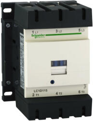  Schneider Electric, TeSys D, LC1D115MD, Mágneskapcsoló, 55kW/115A (400V, AC3), 220V DC vezerlés, 1Z+1Ny, csavaros csatlakozás, TeSys D (Schneider LC1D115MD) (LC1D115MD)