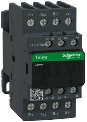  Schneider Electric, TeSys D, LC1DT32B7, Mágneskapcsoló, 32A (400V, AC1), 4 pólus, 4 Záró főérintkező, 24V AC 50/60 Hz vezerlés, csavaros csatlakozás, TeSys D (Schneider LC1DT32B7) (LC1DT32B7)