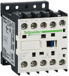Schneider Electric CA3KN31MD, Segédkontaktor 10A, 220V DC vezerlés, 3 Záró + 1 Nyitó érintkező, csavaros csatlakozás (Segédkapcsoló CA3KN31MD) (CA3KN31MD)