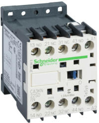  Schneider Electric CA3KN22SD, Segédkontaktor 10A, 72V DC vezerlés, 2 Záró + 2 Nyitó érintkező, csavaros csatlakozás (Segédkapcsoló CA3KN22SD) (CA3KN22SD)
