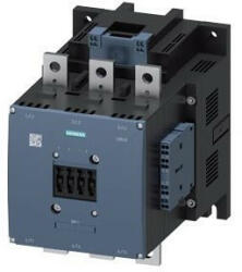 Siemens , Sirius, 3RT1076-2AS36, 3RT10762AS36, Mágneskapcsoló, 250Kw/500A (400V, AC3), 500. . 550V AC/DC 50/60 Hz vezerlés, 2Z+2Ny segédérintkezővel, rugós csatlakozás, S12 méret, Sirius (Siemens 3RT1076-2AS3