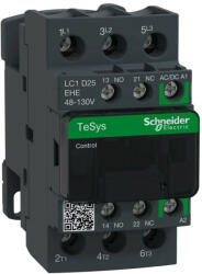 Schneider LC1D25EHE, Tesys D Green mágneskapcsoló, 11kW/25A (400V, AC3), 48. . 130V AC/DC vezerlés, 1Z+1Ny, csavaros csatlakozás (LC1D25EHE)