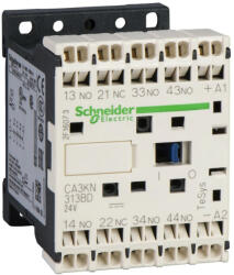 Schneider Electric CA4KN403BW3, kis fogyasztású segédkontaktor 10A, 24V DC vezerlés, 4 Záró érintkező, rugós csatlakozás (Segédkapcsoló CA4KN403BW3) (CA4KN403BW3)