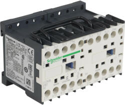 Schneider Electric, Forgásirányváltó magneskapcsoló, 4kW/9A (400V, AC3), 230V AC 50/60 Hz vezerlés, 1Ny, csavaros csatlakozás, TeSys K (Schneider LC2K0901P7) (LC2K0901P7)