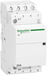 Schneider Electric, Moduláris kontaktor 25A, 3 Záró érintkező, 220-240V AC 50 Hz (Schneider A9C20833) (A9C20833)