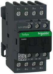 Schneider Electric, TeSys D, LC1DT32P7, Mágneskapcsoló, 32A (400V, AC1), 4 pólus, 4 Záró főérintkező, 230V AC 50/60 Hz vezerlés, csavaros csatlakozás, TeSys D (Schneider LC1DT32P7) (LC1DT32P7)