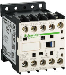 Schneider Electric CA2KN40M7, Segédkontaktor 10A, 220. . 230V AC 50/60 Hz vezerlés, 4 Záró érintkező, csavaros csatlakozás (Segédkapcsoló CA2KN40M7) (CA2KN40M7)