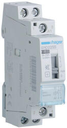  Hager ERD225S Csendes mágneskapcsoló kézi kapcsolással, 2Z, 25A, 24V AC, I-0-II, moduláris (ERD225S)