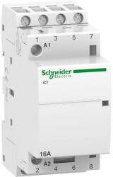 Schneider Electric, Moduláris kontaktor 16A, 4 Záró érintkező, 220-240V AC 50 Hz (Schneider A9C22814) (A9C22814)