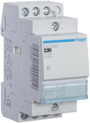 Hager Csendes moduláris kontaktor 25A, 3 Záró érintkező, 24V AC/DC 50 Hz (Hager ESD325S) (ESD325S)
