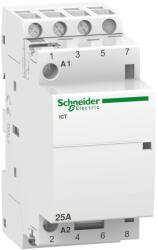 Schneider Electric, Moduláris kontaktor 25A, 3 Záró érintkező, 220-240V AC 60 Hz (Schneider A9C20633) (A9C20633)