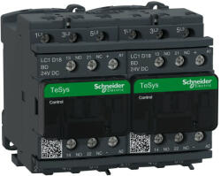  Schneider Electric, Forgásirányváltó magneskapcsoló, 7, 5kW/18A (400V, AC3), 24V DC vezerlés, 1Z+1Ny, csavaros csatlakozás, TeSys D (Schneider LC2D18BD) (LC2D18BD)