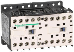  Schneider Electric, TeSys K, LP2K0601BD, Forgásirányváltó magneskapcsoló, 2, 2kW/6A (400V, AC3), 24V DC vezerlés, 1Ny, csavaros csatlakozás, TeSys K (Schneider LP2K0601BD) (LP2K0601BD)
